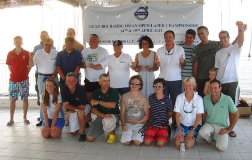 Volvo Oman Laser Championship photo copyright Fred Rourke taken at Ras al Hamra Boat Club and featuring the ILCA 7 class
