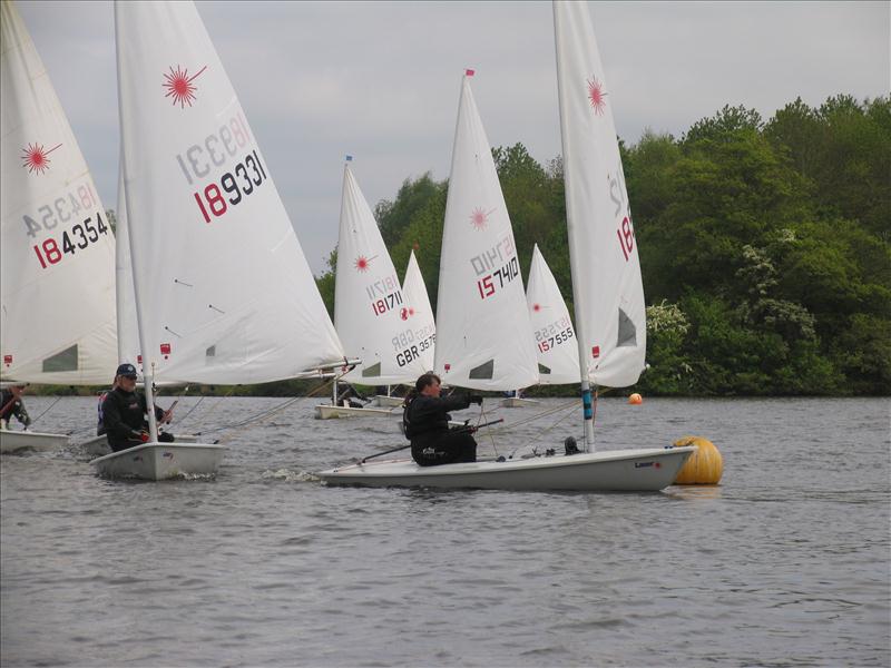 Lasers at Sutton Bingham photo copyright Adrian Neal taken at Sutton Bingham Sailing Club and featuring the ILCA 7 class