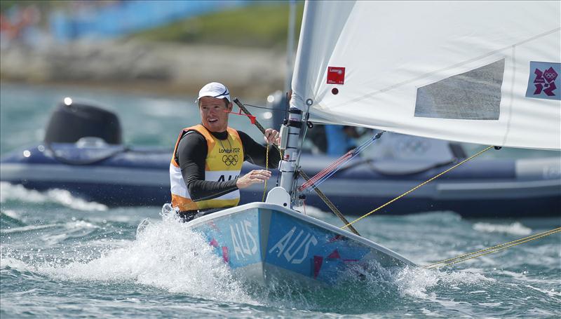 Tom Slingsby (AUS) wins Laser gold at the London 2012 Olympic Sailing Competition - photo © onEdition
