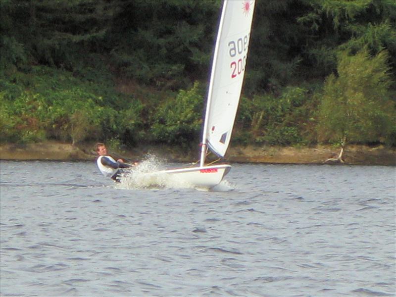 Lasers at Scammonden Water photo copyright Scammonden Water Sailing Club taken at Scammonden Water Sailing Club and featuring the ILCA 7 class