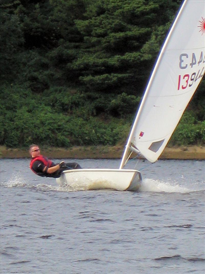 Lasers at Scammonden Water photo copyright Scammonden Water Sailing Club taken at Scammonden Water Sailing Club and featuring the ILCA 7 class