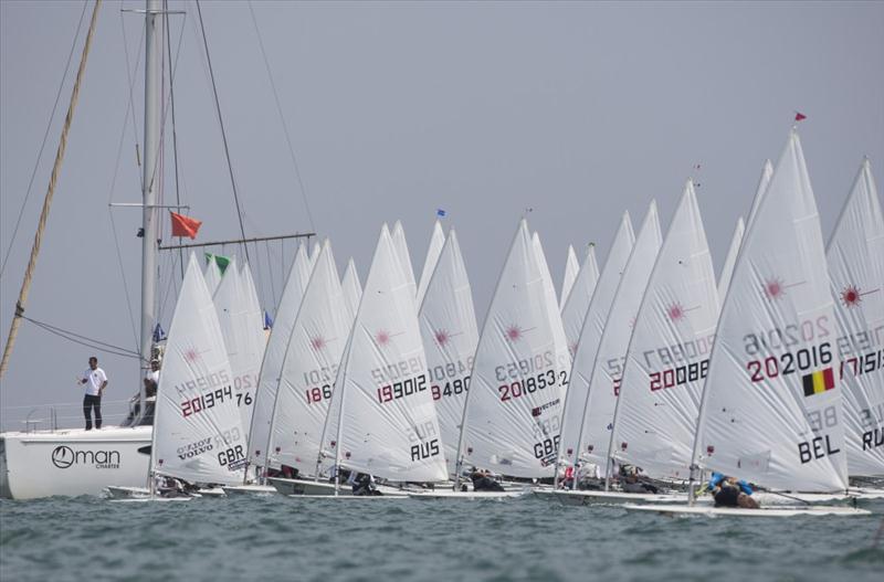 Oman Sail's Mussanah Race Week day 1 photo copyright Mark Lloyd taken at  and featuring the ILCA 7 class