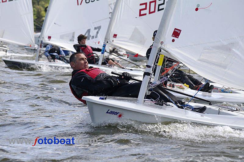 Starcross Laser open photo copyright Mike Rice / www.fotoboat.com taken at Starcross Yacht Club and featuring the ILCA 7 class