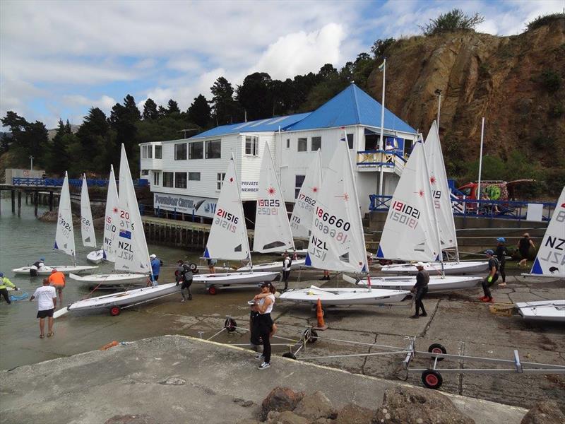 NZ Laser Nationals 2018, Naval Point SC, Lyttleton _ day 2 - photo © NZ Laser Assoc