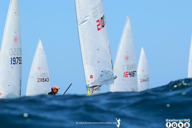 Oceanic and Australian Lasers Masters 2018 photo copyright Nic Douglass / www.AdventuresofaSailorGirl.com taken at Maroochy Sailing Club and featuring the ILCA 7 class