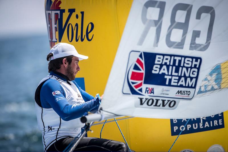 Lorenzo Chiavarini at 2018 World Cup Series Hyères photo copyright Richard Langdon / Sailing Energy / World Sailing taken at COYCH Hyeres and featuring the ILCA 7 class