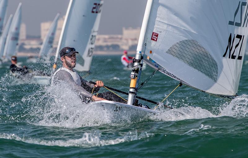 Laser European Championships, La Rochelle, May 8, 2018 photo copyright Thom Touw / www.thomtouw.com taken at  and featuring the ILCA 7 class