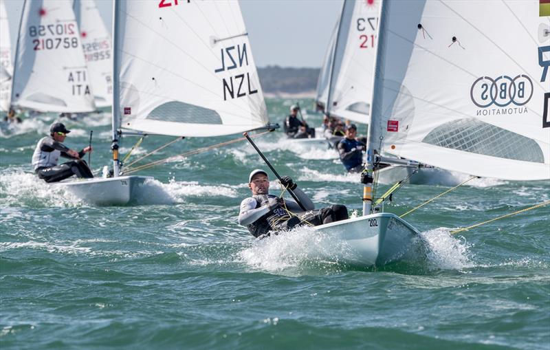 Day 3 of Quaification  - Laser Europeans - La Rochelle, April 9, 2018 photo copyright Thom Touw / www.thomtouw.com taken at  and featuring the ILCA 7 class
