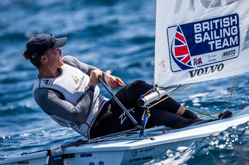 Bronze for Elliot Hanson at World Cup Series Marseille photo copyright Richard Langdon / Sailing Energy / World Sailing taken at  and featuring the ILCA 7 class