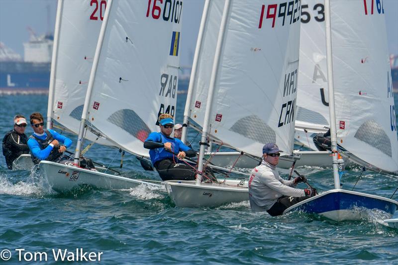 The Moorings Laser North American Championship photo copyright Tom Walker taken at Alamitos Bay Yacht Club and featuring the ILCA 7 class