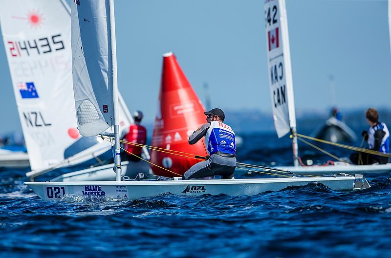 Andrew McKenzie (NZL) - Laser - Day 8 - Hempel Sailing World Championships 2018 - Aarhus, Denmark, August 2018 photo copyright Sailing Energy / World Sailing taken at  and featuring the ILCA 7 class