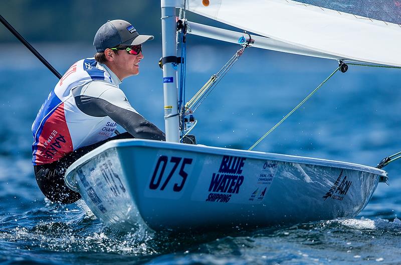 George Gautrey (NZL) - Laser- Day 8 - Hempel Sailing World Championships 2018 - Aarhus, Denmark, August 2018 photo copyright Sailing Energy / World Sailing taken at  and featuring the ILCA 7 class