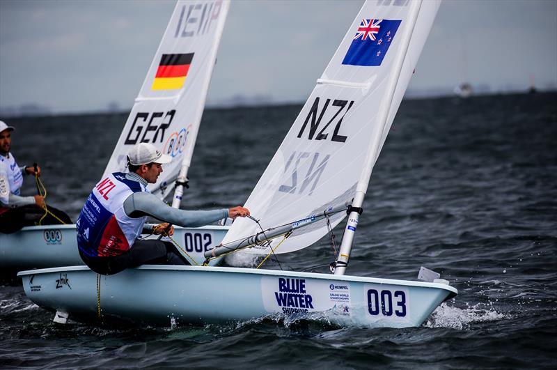 Sam Meech - (NZL)- Laser  Day 10 - Hempel Sailing World Championship, Aarhus, Denmark - August 2018 photo copyright Sailing Energy / World Sailing taken at  and featuring the ILCA 7 class