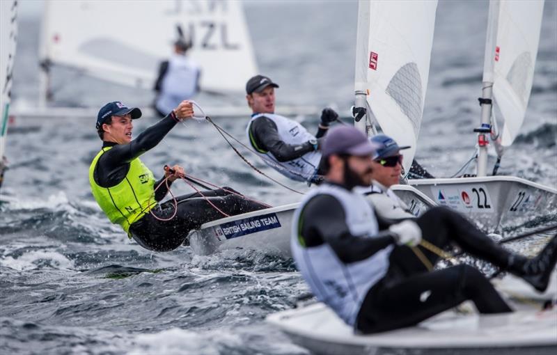 Michael Beckett (GBR) in the Laser on Day 2 at World Cup Series Enoshima photo copyright Jesus Renedo / Sailing Energy / World Sailing taken at  and featuring the ILCA 7 class