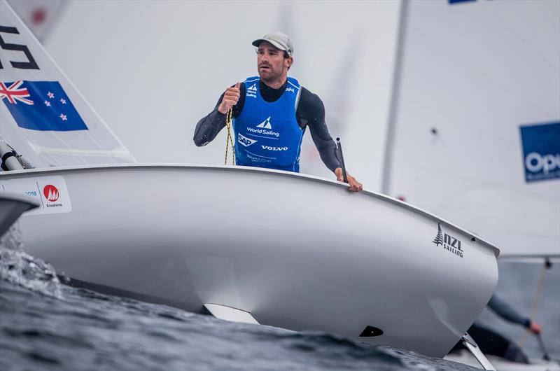 Sam Meech - NZL - Laser - Sailing World Cup Enoshima, August 2018 photo copyright Sailing Energy taken at  and featuring the ILCA 7 class