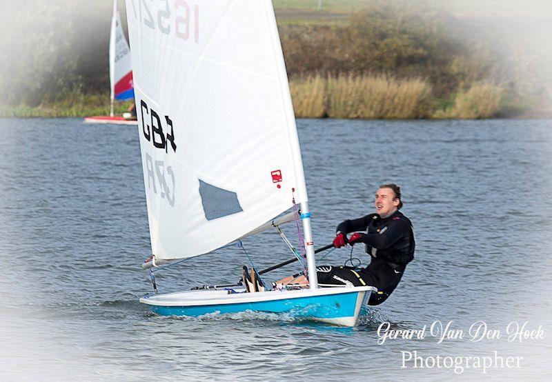Andy Dawson wins the Guy Fawkes Pursuit Race at Leigh & Lowton  photo copyright Gerard van den Hoek taken at Leigh & Lowton Sailing Club and featuring the ILCA 7 class