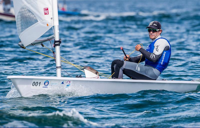 Sam Meech (NZL) - Day 6 - Sailing World Cup Miami, February 2019 photo copyright Sailing Energy / World Sailing taken at Miami Yacht Club and featuring the ILCA 7 class