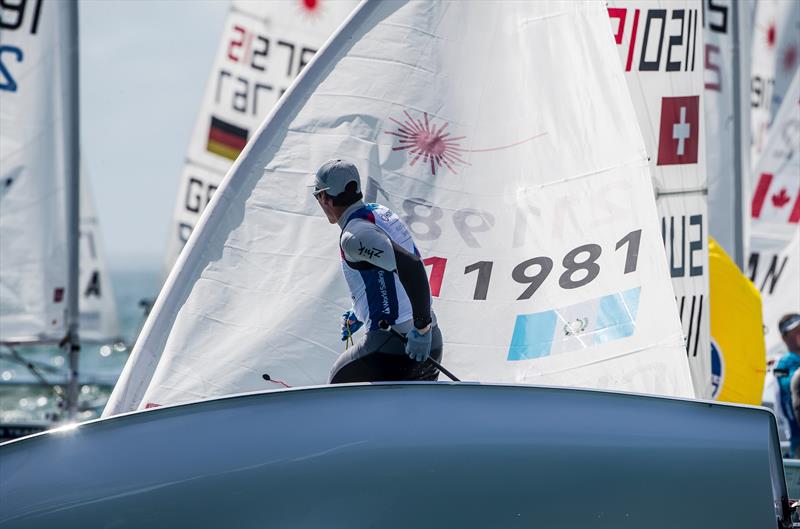 George Gautrey -(NZL) - Laser - Sailing World Cup Miami - February 2019 photo copyright Sailing Energy / World Sailing taken at Miami Yacht Club and featuring the ILCA 7 class