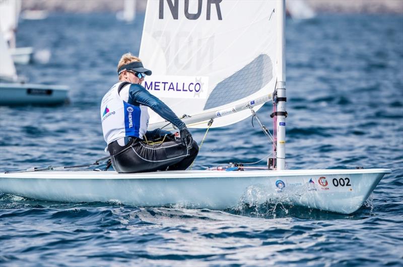Norway's Hermann Tomasgaard - Hempel World Cup Series Genoa 2019 photo copyright Sailing Energy / World Sailing taken at  and featuring the ILCA 7 class