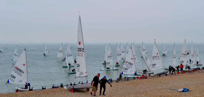 Laser Masters Qualifier at Pevensey Bay photo copyright Guy Noble taken at Pevensey Bay Sailing Club and featuring the ILCA 7 class