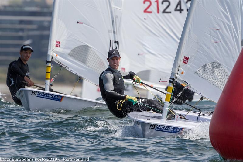 Laser European Championship Porto 2019 - Day 4 photo copyright Joao Ferrand taken at  and featuring the ILCA 7 class