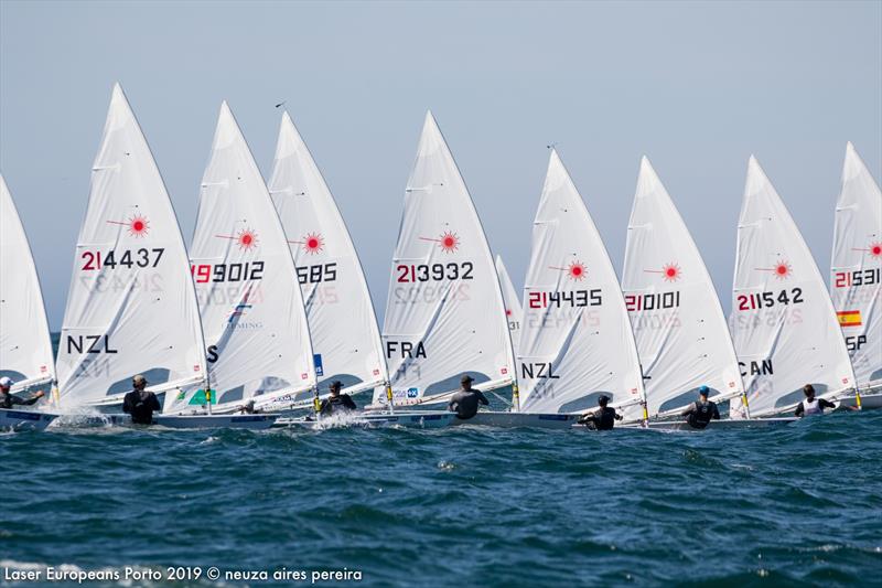 Day 5 - European Laser Championships - Porto, Portugal - May 2019 photo copyright Neuza Aires Pereira taken at  and featuring the ILCA 7 class