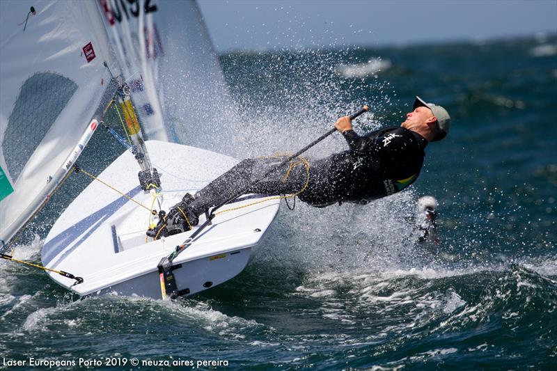 Day 5 - European Laser Championships - Porto, Portugal - May 2019 photo copyright Neuza Aires Pereira taken at  and featuring the ILCA 7 class