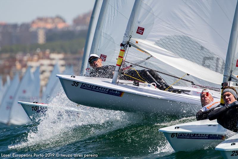 Laser European Championship - Day 5 photo copyright Neuza Aires Pereira taken at  and featuring the ILCA 7 class