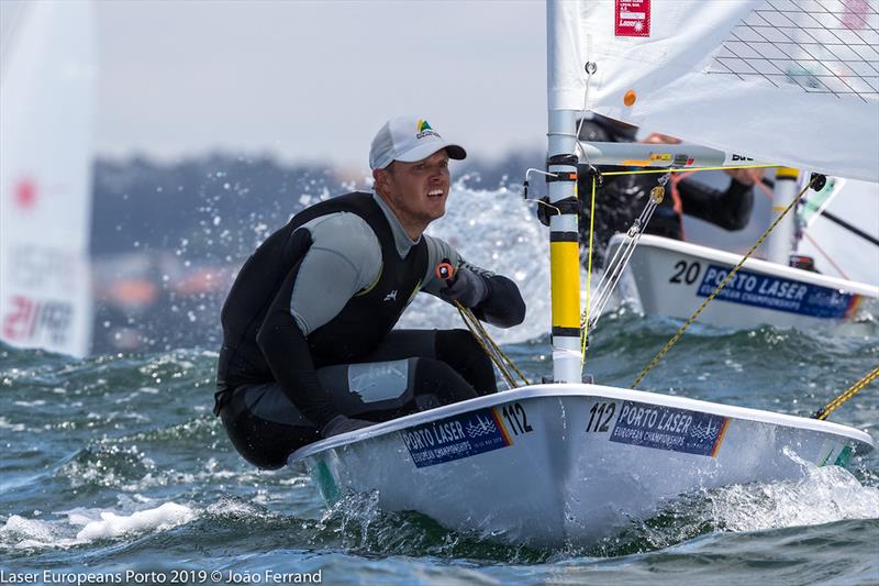 Tom Burton  - Tokyo 2020 Olympic Test Event photo copyright Joao Ferrand taken at Australian Sailing and featuring the ILCA 7 class