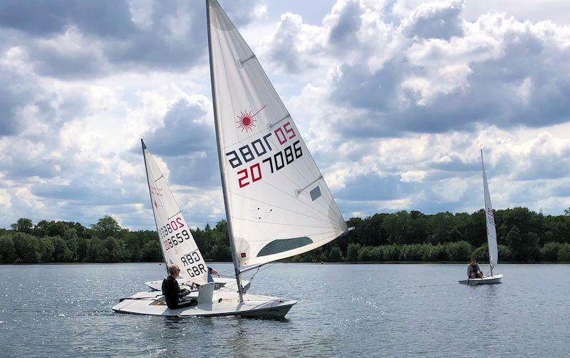 Laser Thames Valley Series at Aldenham  photo copyright ASC taken at Aldenham Sailing Club and featuring the ILCA 7 class