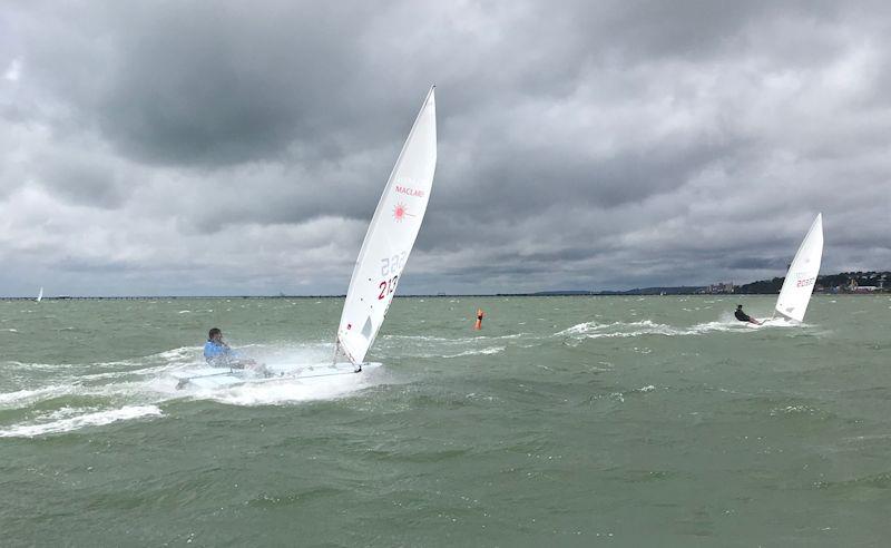 Essex Rigging Laser open meeting at Thorpe Bay  photo copyright Steve Hopper taken at Thorpe Bay Yacht Club and featuring the ILCA 7 class