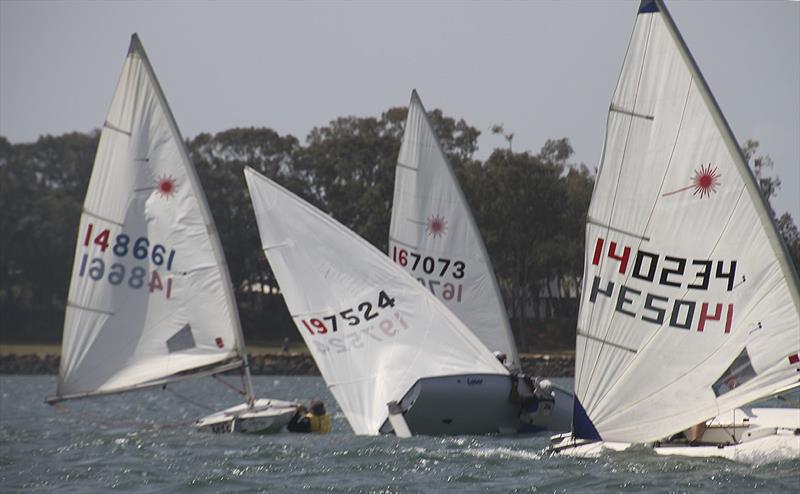 Humpybong Yacht Club WinterBash Regatta photo copyright Mark Dawson taken at Humpybong Yacht Club and featuring the ILCA 7 class