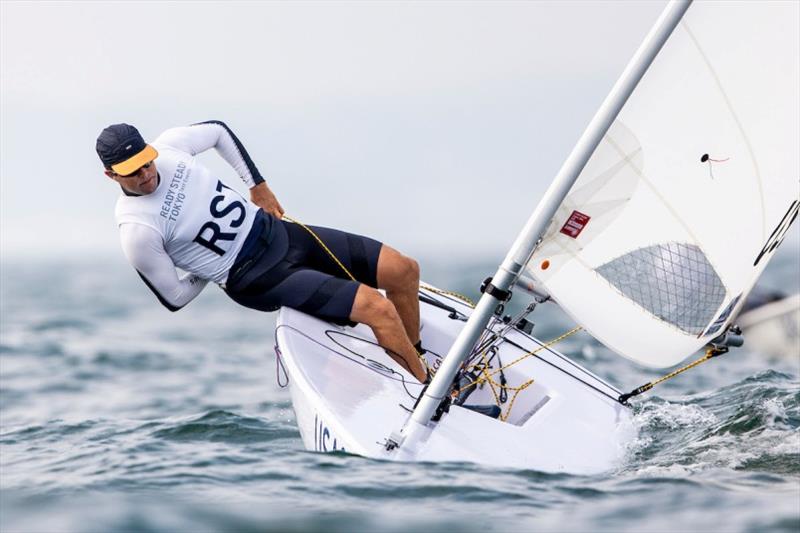 Chris Barnard, US Sailing Team Men's Laser - Ready Steady Tokyo day 2 photo copyright Pedro Martinez / Sailing Energy / World Sailing taken at  and featuring the ILCA 7 class