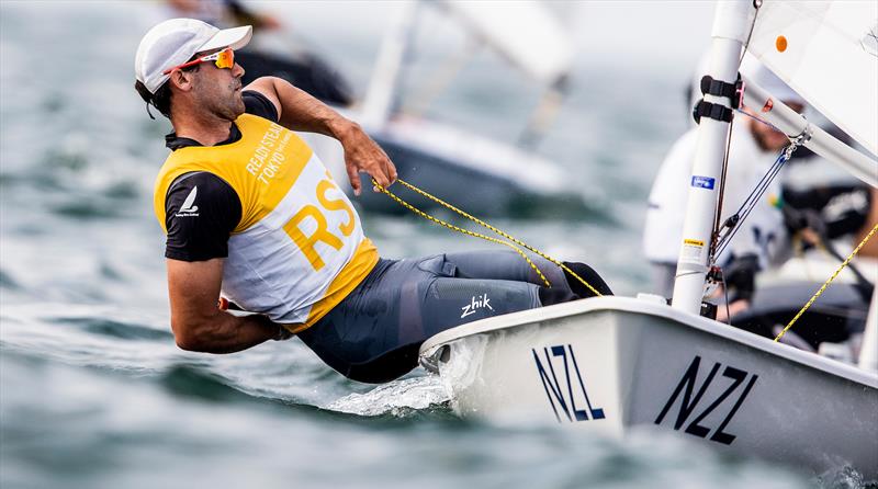 SamMeech (NZL) - Laser -  Day 3, Olympic Sailing Test Event - Enoshima - August 2019 photo copyright Pedro Martinez / Sailing Energy / World Sailing taken at  and featuring the ILCA 7 class