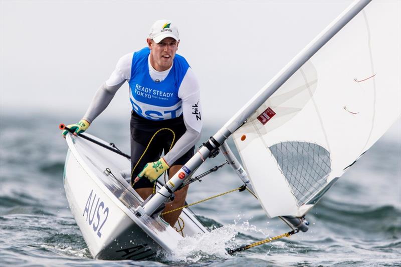 Australian Sailing Team at Tokyo 2020 Test Event - Day 3 photo copyright Sailing Energy / World Sailin taken at  and featuring the ILCA 7 class