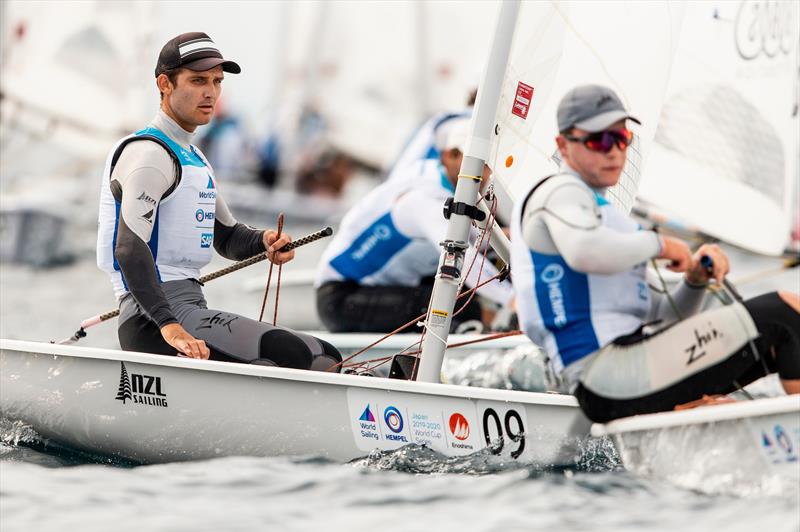  Thomas Saunders (NZL)  - Laser - Sailing World Cup Enoshima - Day 1, August 27, 2019 photo copyright Jesus Renedo / Sailing Energy / World Sailing taken at  and featuring the ILCA 7 class