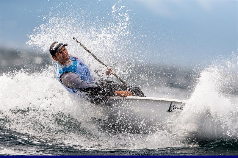  Tom Saunders (NZL) - Laser - Enoshima , Round 1 of the 2020 World Cup Series - August 30, 2019 - photo © Jesus Renedo / Sailing Energy