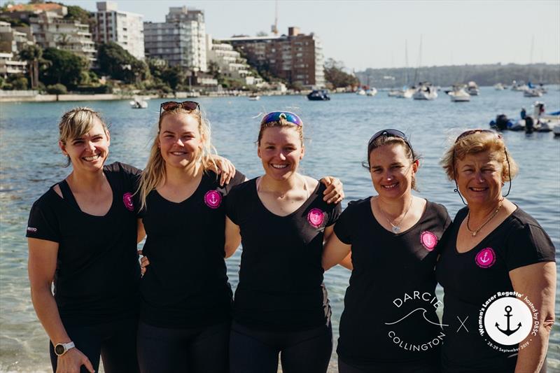 Coaches Krystal Weir, Marlena Berzins, Charlotte Alexander, Katie Spithill, Karyn Gojnich - Women's Laser Regatta - photo © Darcie Collington Photography