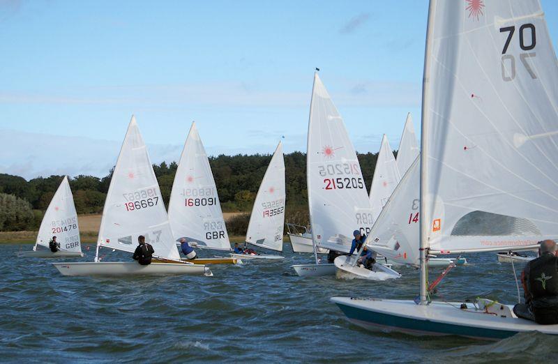 Laser open meeting at Royal Harwich photo copyright Carly Jones taken at Royal Harwich Yacht Club and featuring the ILCA 7 class