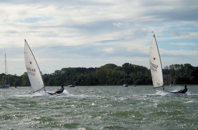 Laser open meeting at Royal Harwich photo copyright Carly Jones taken at Royal Harwich Yacht Club and featuring the ILCA 7 class