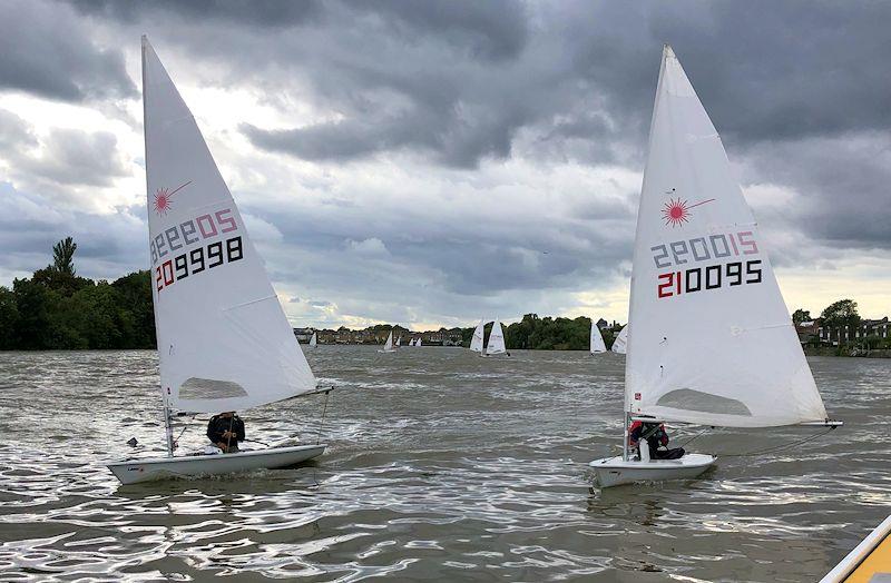 Laser open meeting at London Corinthian photo copyright Martine Clayson taken at London Corinthian Sailing Club and featuring the ILCA 7 class