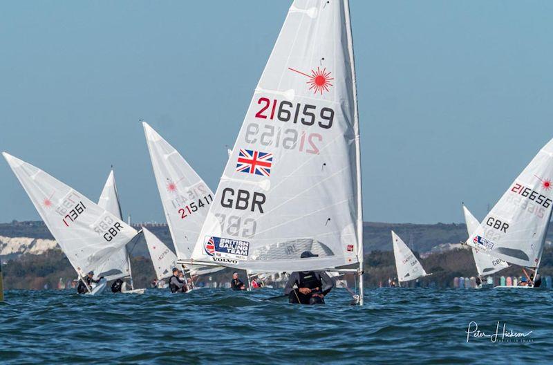 UKLA Noble Marine World & European Qualifier & Laser Masters at Hayling Island - Standard fleet photo copyright Peter Hickson taken at Hayling Island Sailing Club and featuring the ILCA 7 class