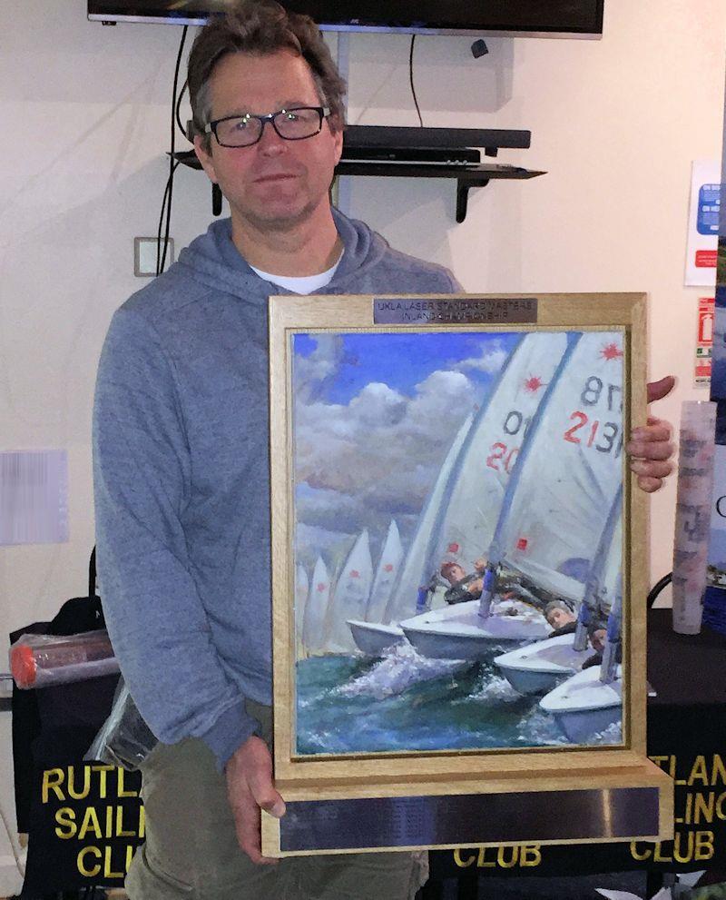 Stuart Hudson wins the Laser Standard Masters Inland Championships photo copyright Guy Noble taken at Rutland Sailing Club and featuring the ILCA 7 class