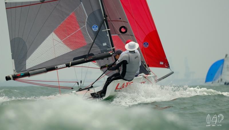 Day 2 - 2019 Sail Brisbane photo copyright Mitch Pearson / Surf Sail Kite taken at Royal Queensland Yacht Squadron and featuring the ILCA 7 class