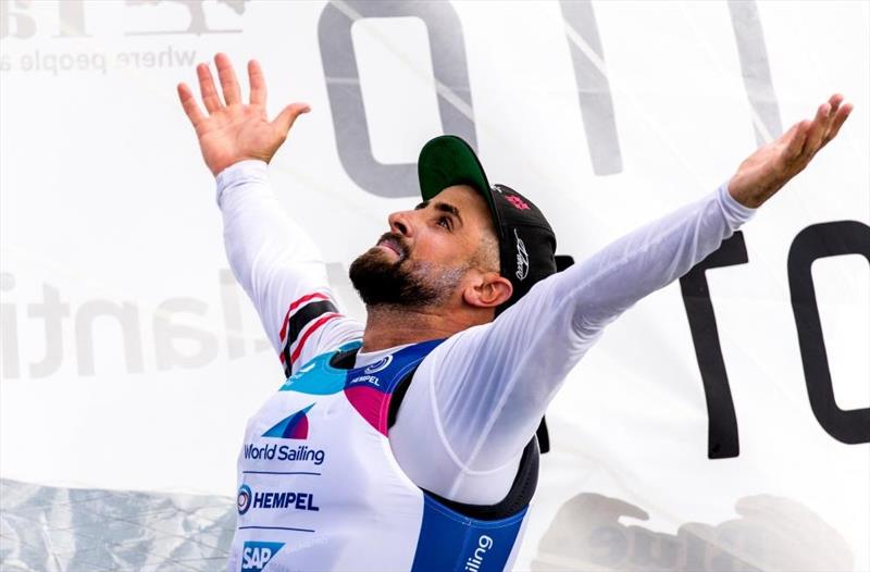 Trinidad and Tobago's Andrew Lewis - 2020 Hempel World Cup Series Miami photo copyright Sailing Energy / World Sailing taken at  and featuring the ILCA 7 class