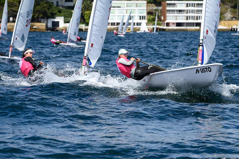 The Women's Regatta photo copyright Jon West Photography taken at Double Bay Sailing Club and featuring the ILCA 7 class