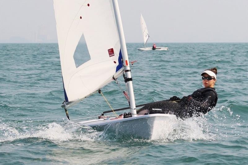 2021 Thai ILCA National Championship: Radial Champion Sophia Montgomery photo copyright RVYC taken at  and featuring the ILCA 7 class