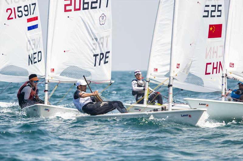 2021 Mussanah Open Championship - Day 2 photo copyright Oman Sail taken at  and featuring the ILCA 7 class