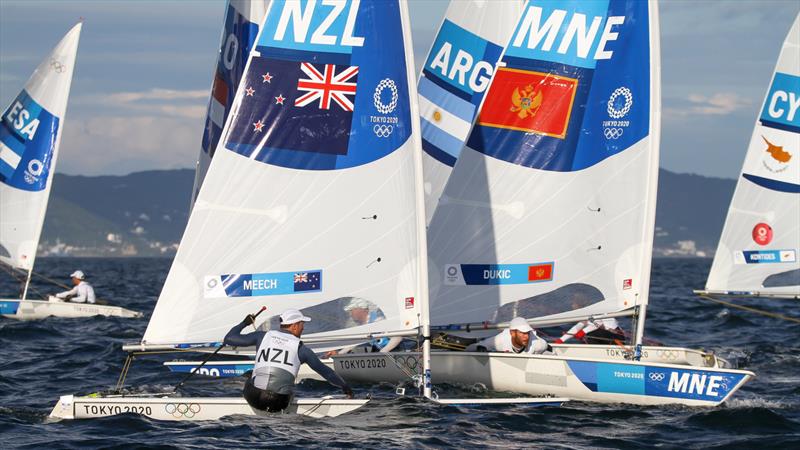 Tokyo2020 - Day 3 - July, 27, - Enoshima, Japan. Mens Laser - Sam Meech (NZL) photo copyright Richard Gladwell - Sail-World.com / nz taken at Takapuna Boating Club and featuring the ILCA 7 class