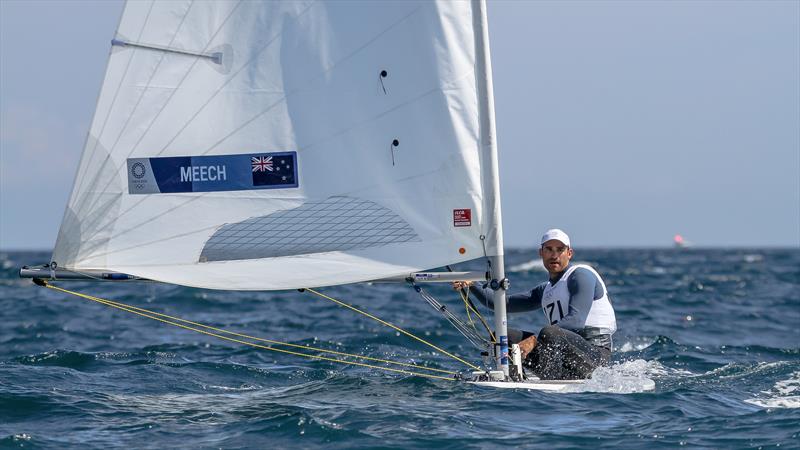 Sam Meech (NZL) Mens Laser - Tokyo2020 - Day 8- August 1, 2021 - Enoshima, Japan photo copyright Richard Gladwell - Sail-World.com / Photosport taken at Yachting New Zealand and featuring the ILCA 7 class